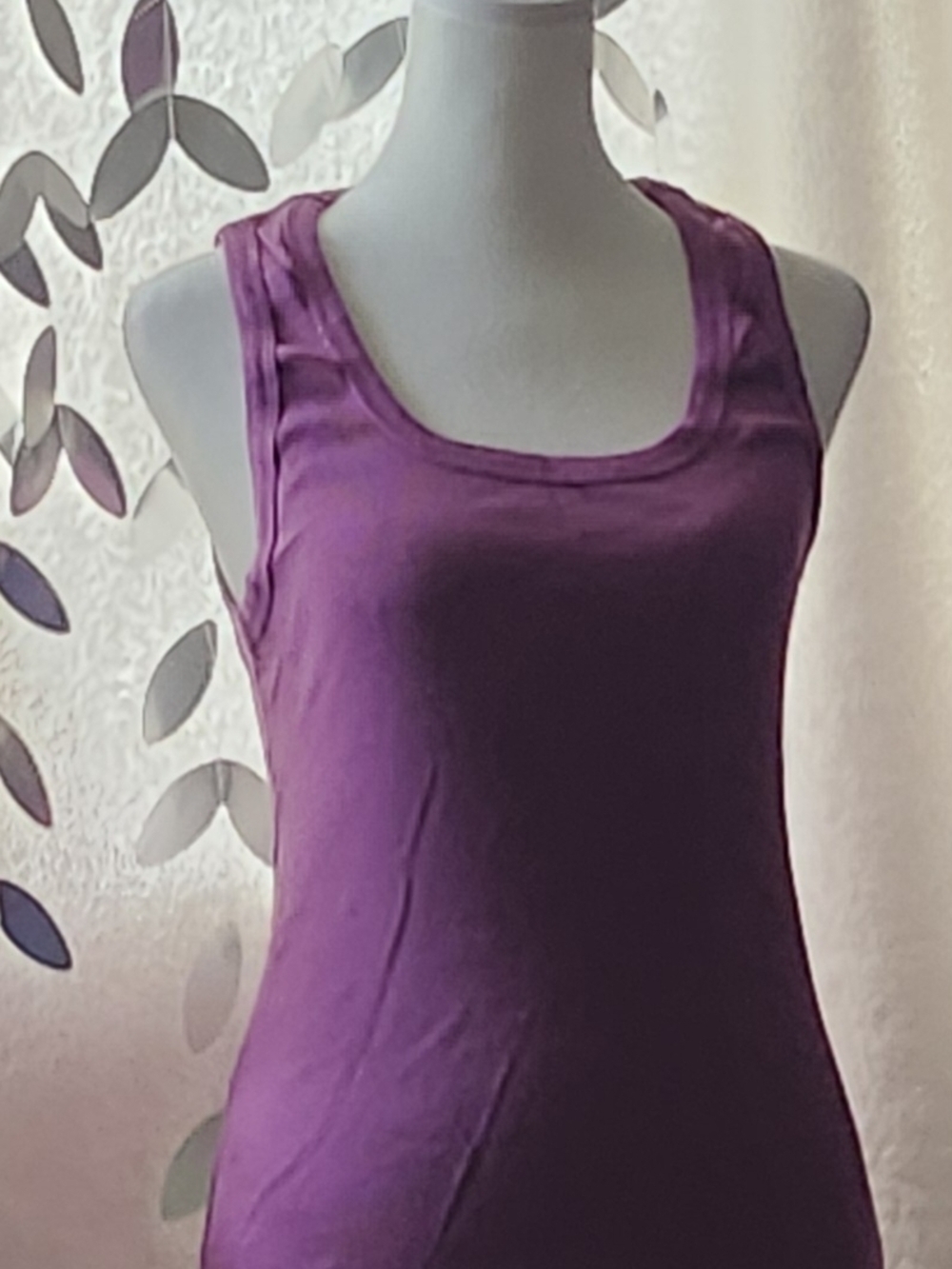 Sleeveless Purple Tank Top - Unbranded - Picture 2 of 5